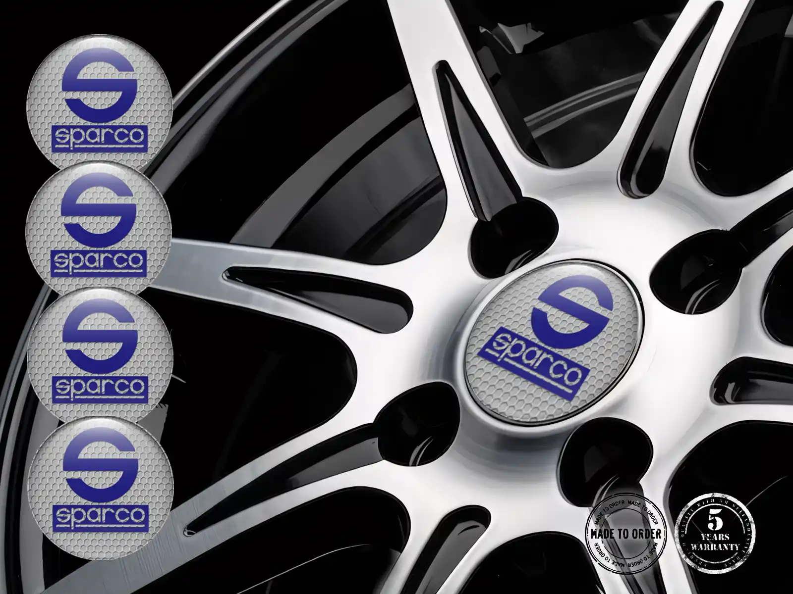 Sparco Silikonsticker Sportlich Temporal Thrust Wave Pro
